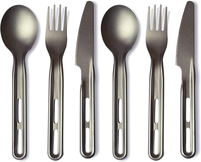 2Sets Titanium Flatware