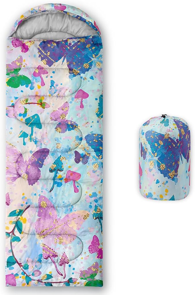 Tie Dye Gold Butterfly