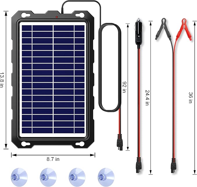 Solar Powered Battery Chargers 7.5w-B