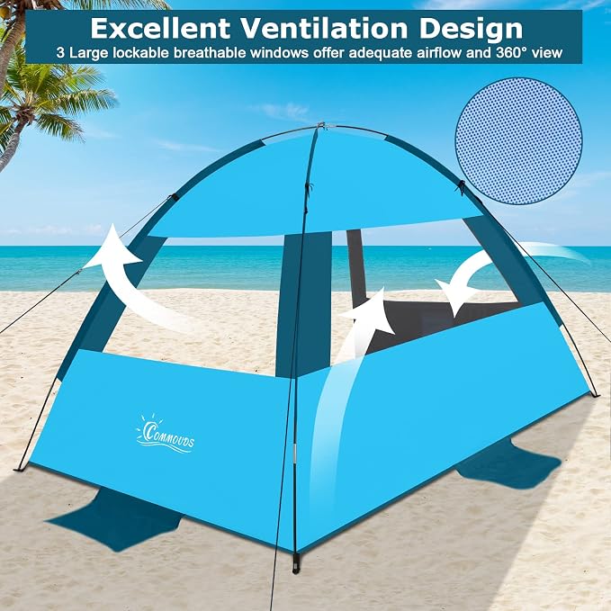 Sky Blue with Dark Shelter