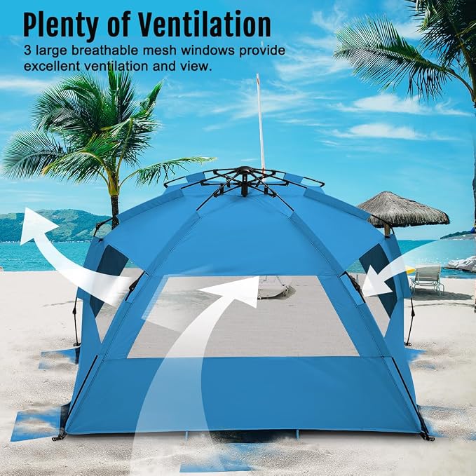 Blackout Shelter-Solid Blue