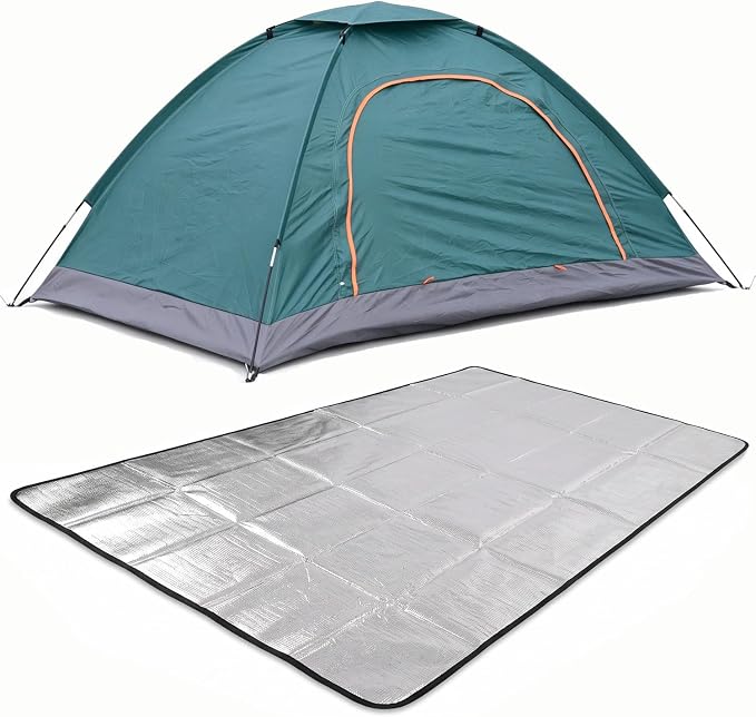 Green Tent | Aluminum foil mat
