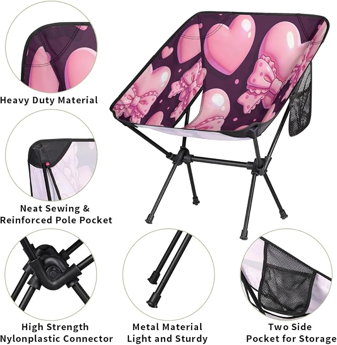 Pink Heart Butterfly Polka Dot