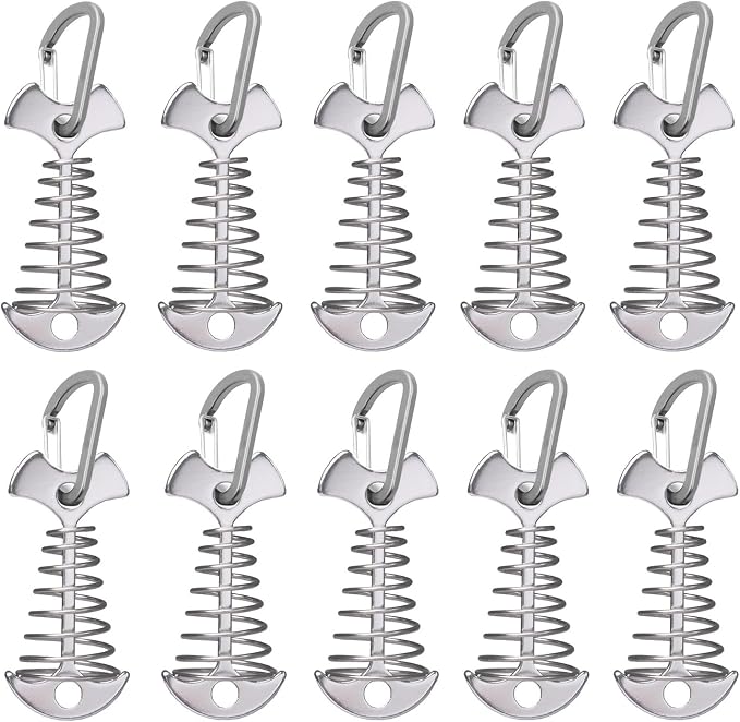 10Pcs Silver