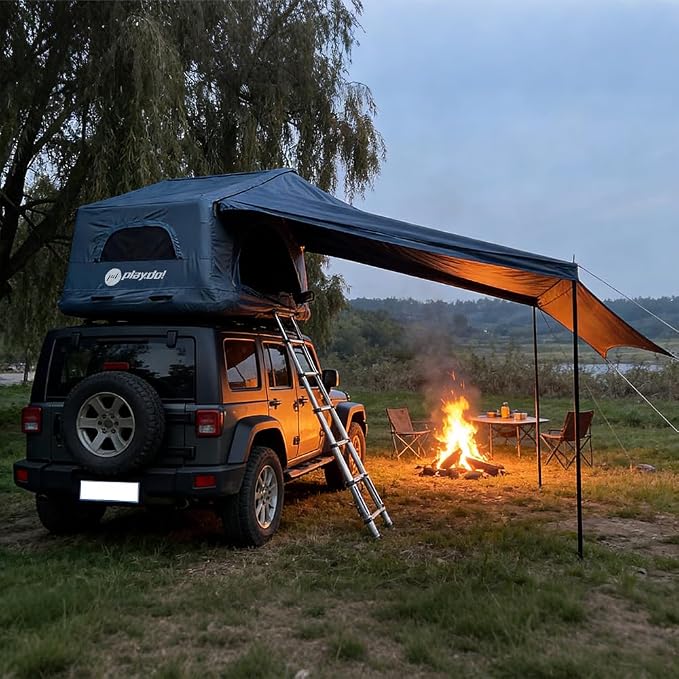 roof tent with awning