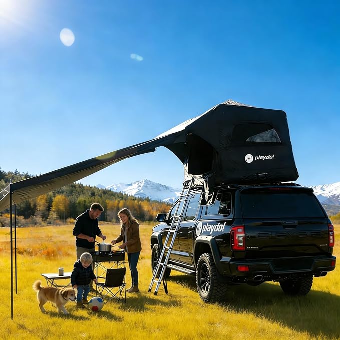 roof tent with awning
