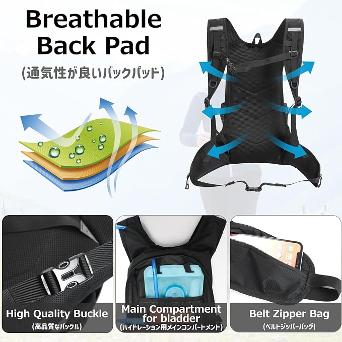 #1 Dray – 18l Backpack (No Water Bladder)