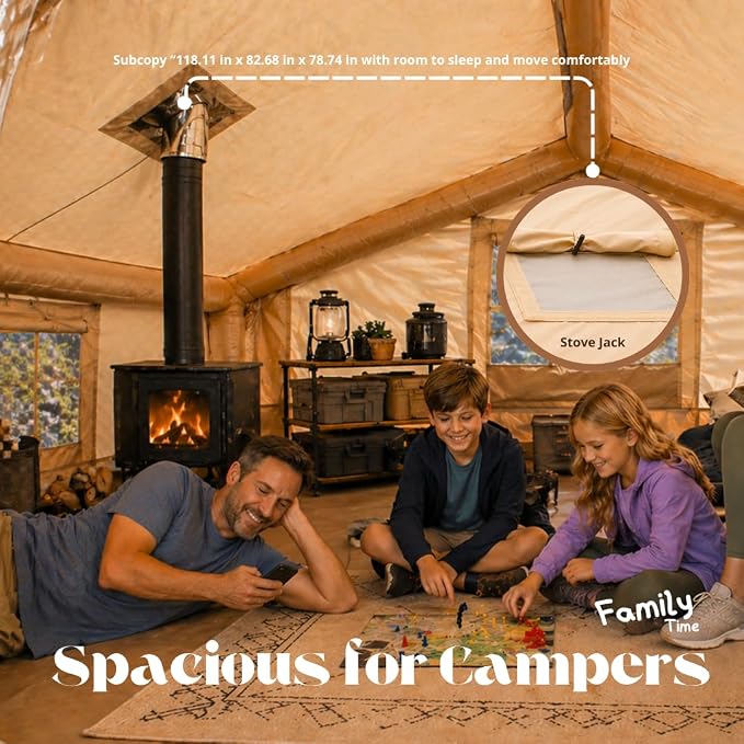 4 Person Tent / 9.8ft X 6.9ft X 6.4ft