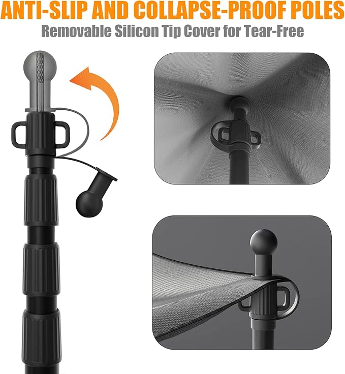 Telescoping 8.3ft * 4