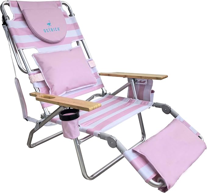 Icy Pink & White Stripe