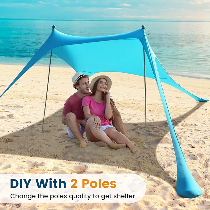 Light Blue (10x10 FT 4 Pole)