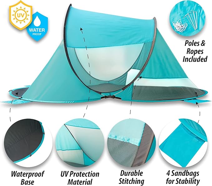 Light Blue Pop-up Tent