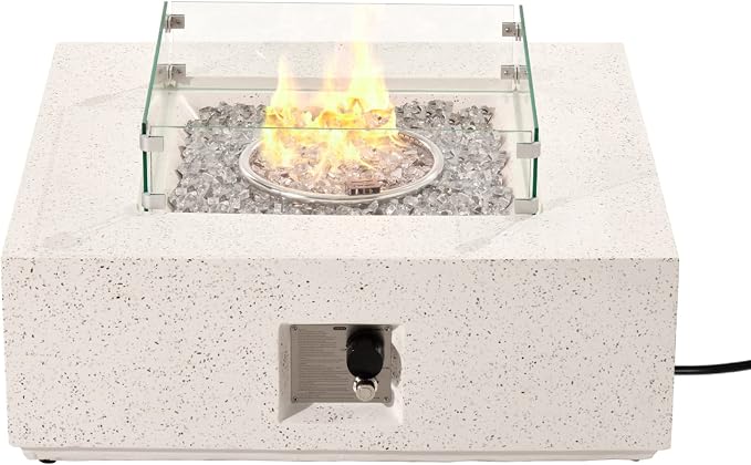 Terrazzo White+Gray Glass