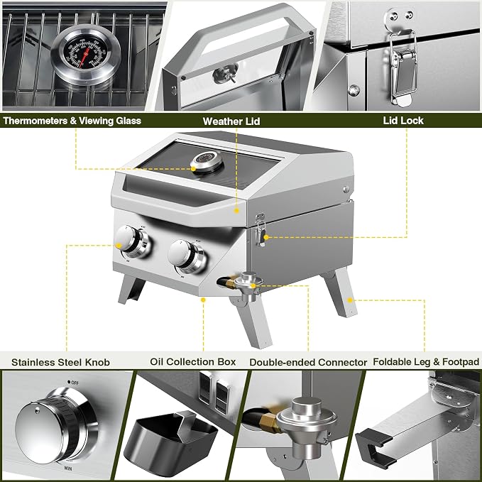 Dual-Fuel 1/20lb - Grill Only