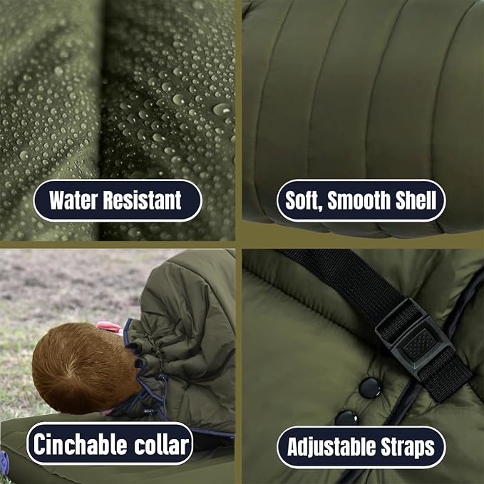 Od Green 35f-50f (with Draft Collar and OneTouch Pad Straps)
