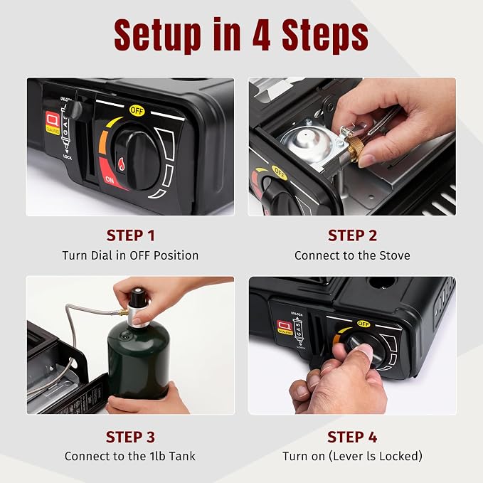 Black - 7800 BTU Dual Fuel