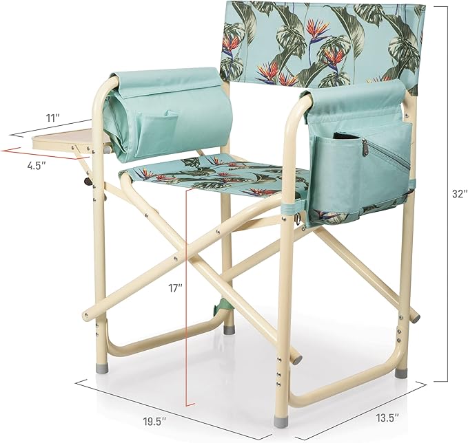 Tropical Foliage Pattern With Beige Accents