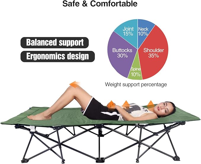 Green Oversized Cot