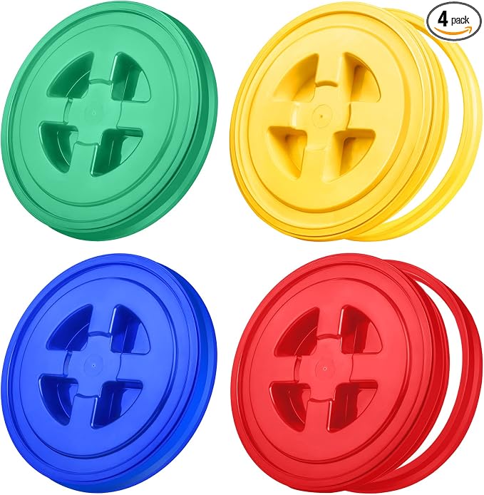 Green, Yellow, Blue, Red