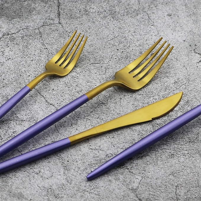 Purple Handle Gold