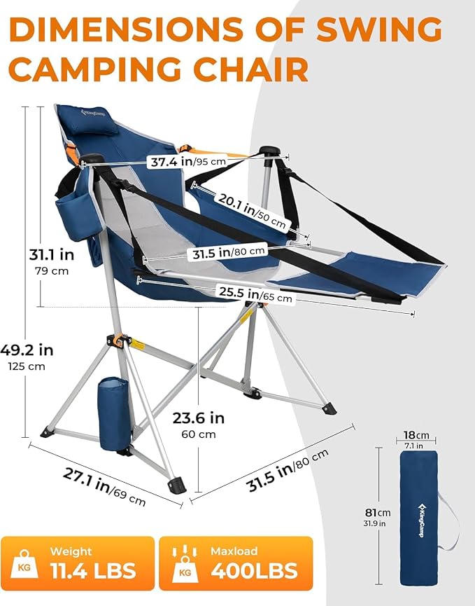 Footrest Deluxe Dark Blue