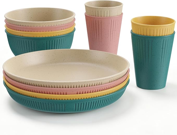 Mint Blue Yellow Pink White