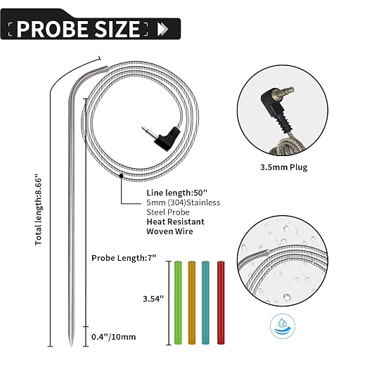 4 Pack Meat Probe