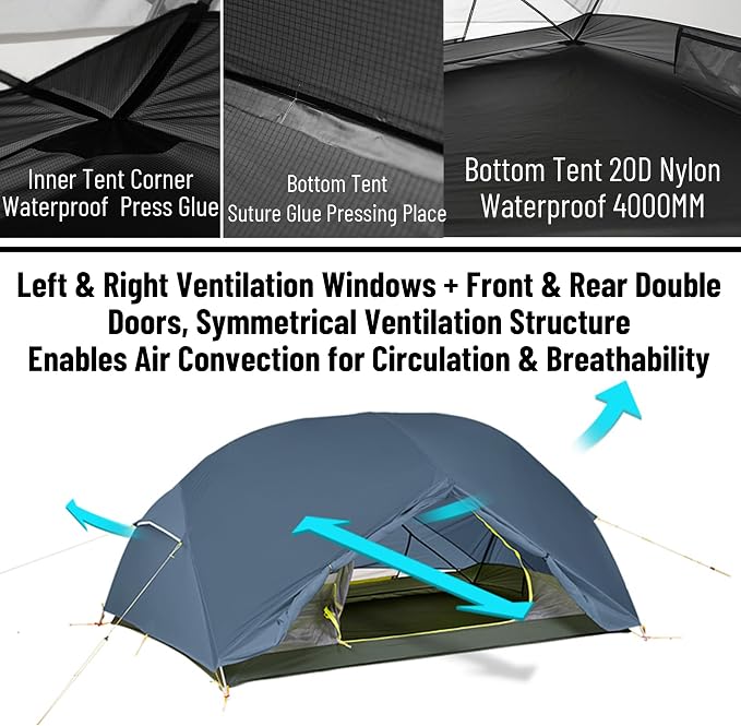 Blue-210T Polyester