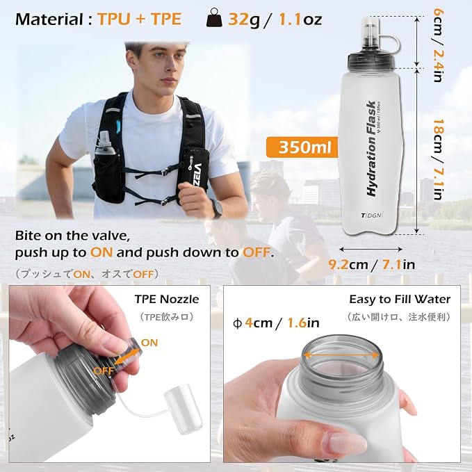 04 Grey - with a 350ml Soft Flask