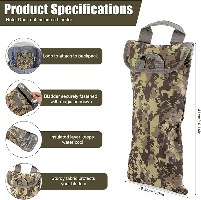 Camouflage Color, No Bladder Included