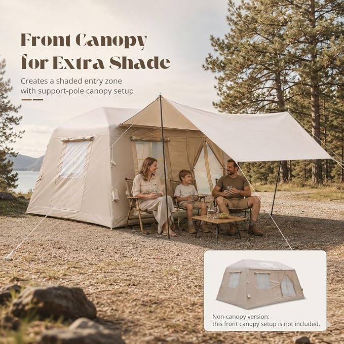 2 Room + Canopy - 13ft X 9ft X 6.5ft