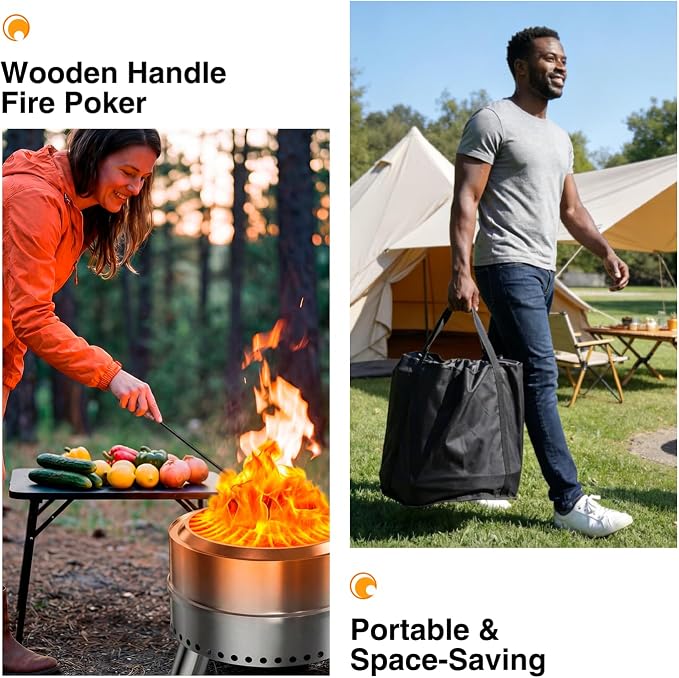 silvery- with legs-Fire Pit