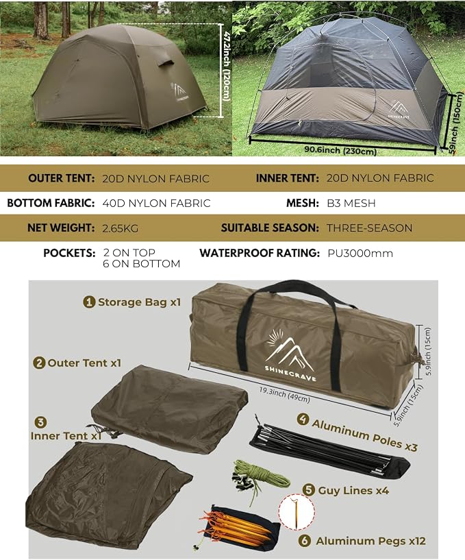 Army Green(20D Nylon）
