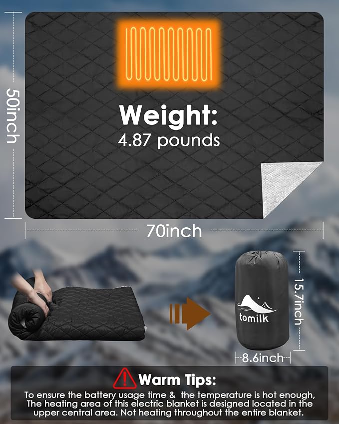 Heated Blanket (Black)