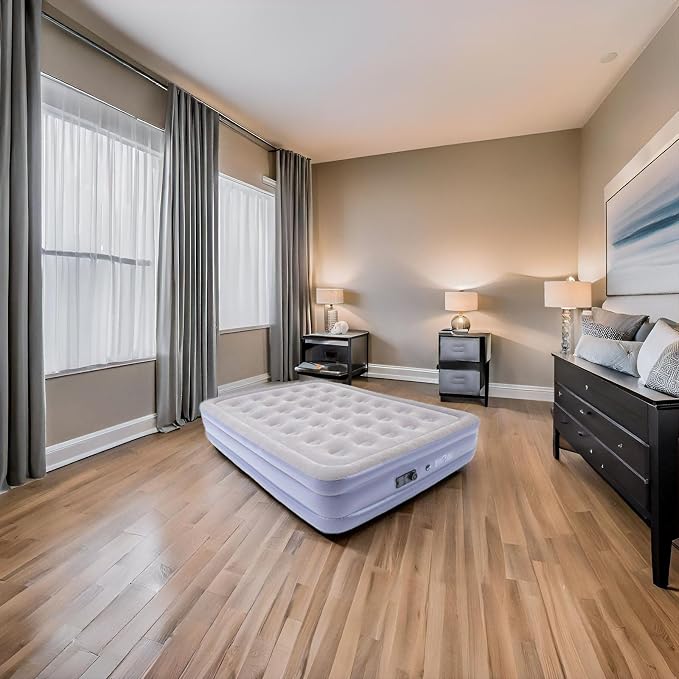 High Bed Queen Gray