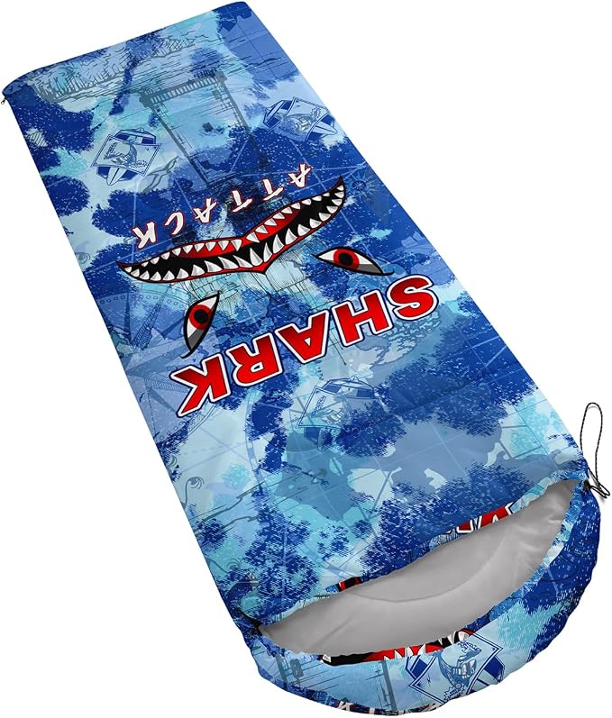 Blue Camouflage Shark