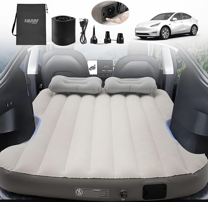 For Model Y 2020-2025 2026 Beige With Grey