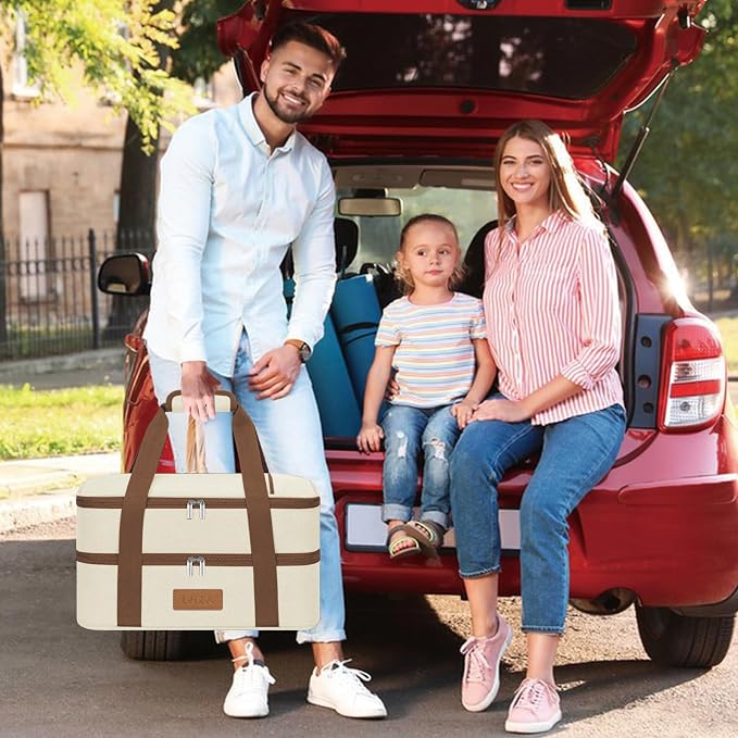 Beige-Dual Compartments