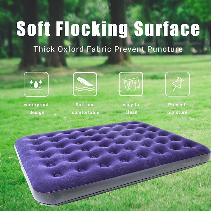 Queen Size Blue Black