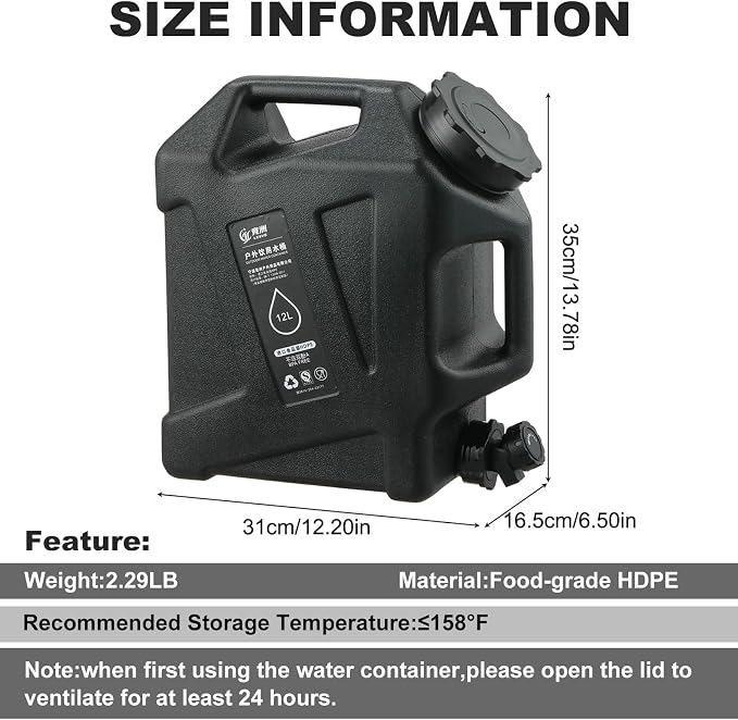 Black A - 3.2gallon