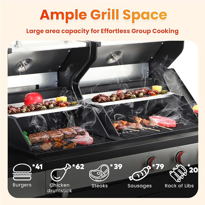 3-Burner, 37230 BTU