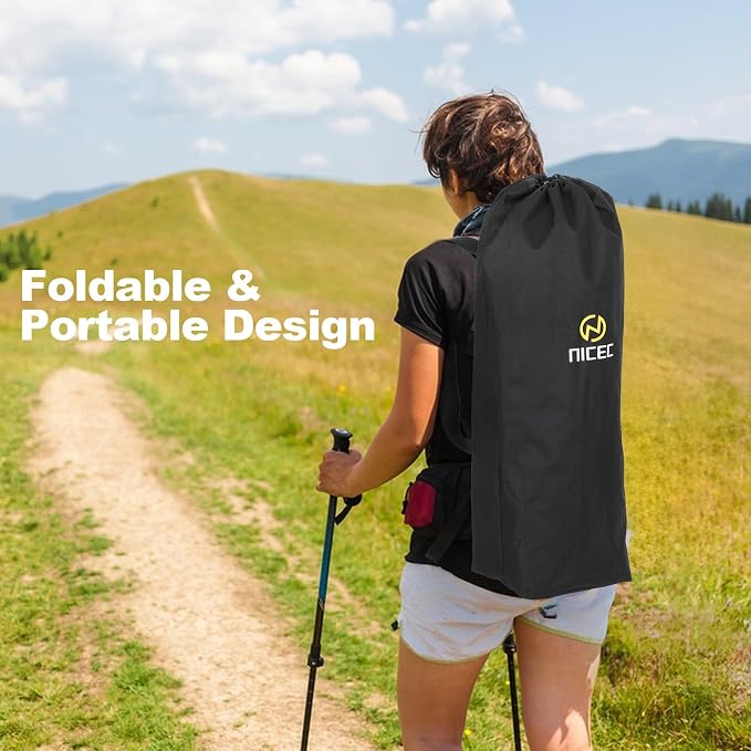 Black With Footrest & Canopy 2 Pack