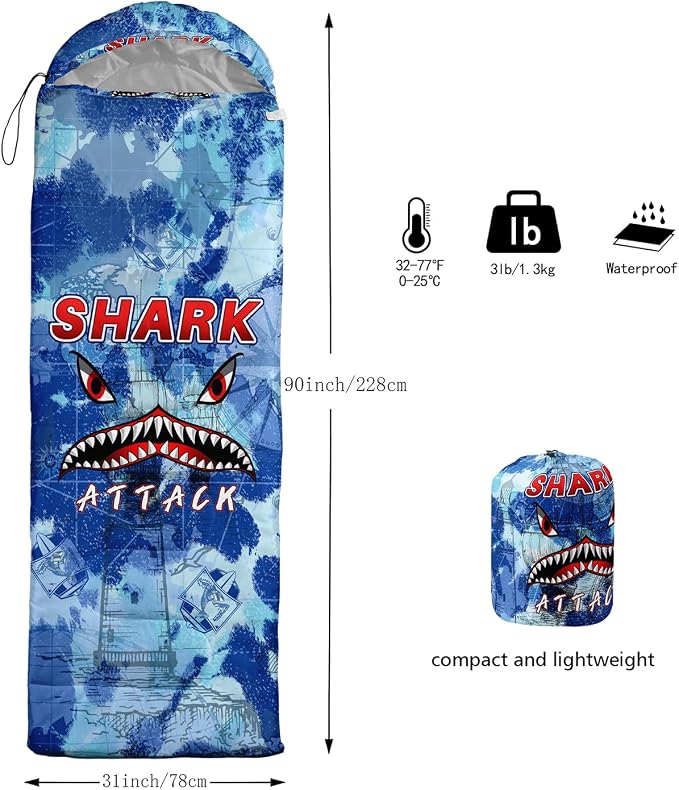 Blue Camouflage Shark