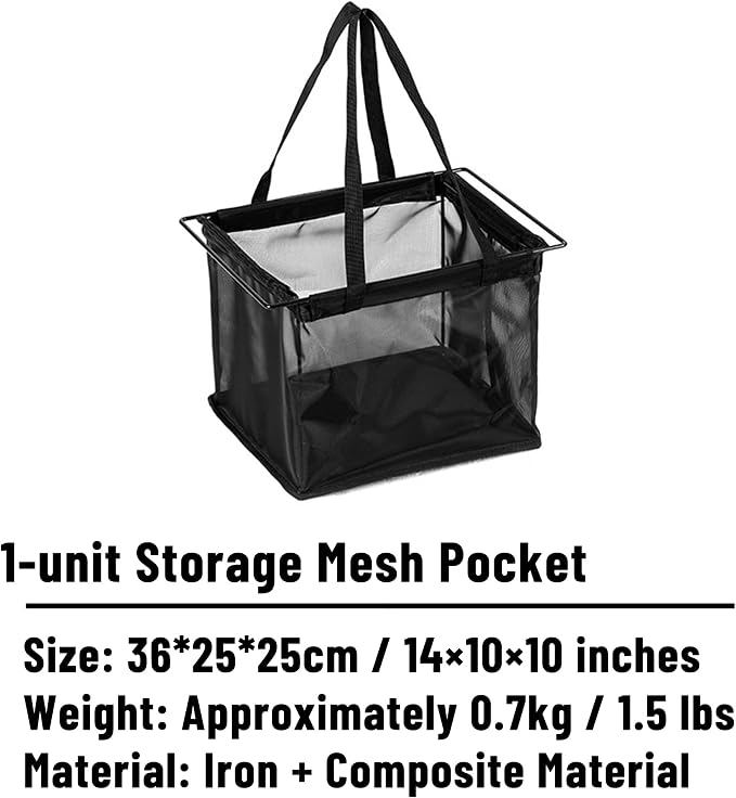 1-unit Storage Mesh Pocket
