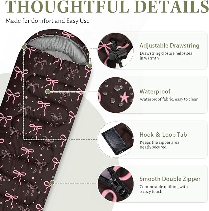Black and Pink Bow