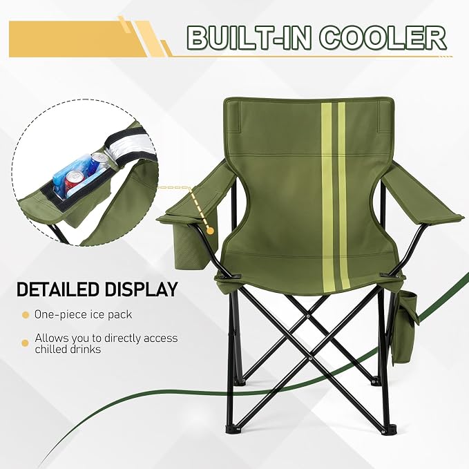 Green With Cooler Bag