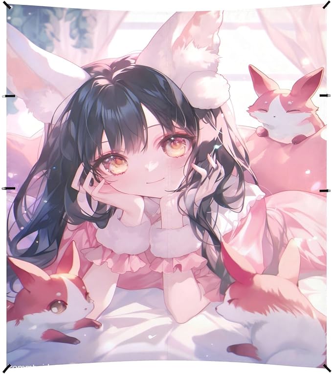 Anime Fox Girl Character