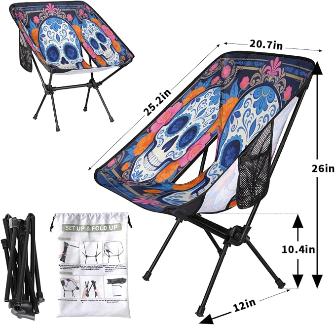 Ethnic Style Skull Floral Pattern