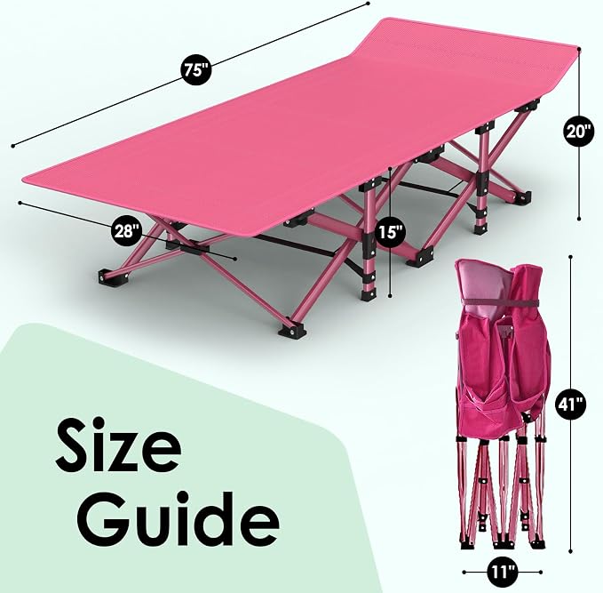 Pink Cot & Pink Pad
