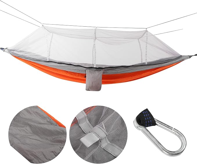 Orange and Gray Mesh